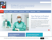 Tablet Screenshot of pdhllc.com